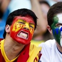 Болельщики сборной Испании по футболу на Кубке Конфедераций