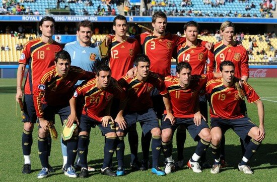 Сборная испании по футболу состав 2009